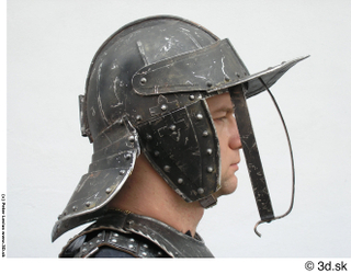 Photos Medieval Knight in plate armor 23 head helmet knight…